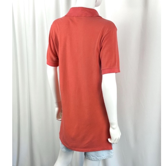 Vintage 1980’s Men’s ‘Izod Lacoste’ 1/2 Patron Tomato Red Polo Tee Shirt • M - Picture 9 of 9